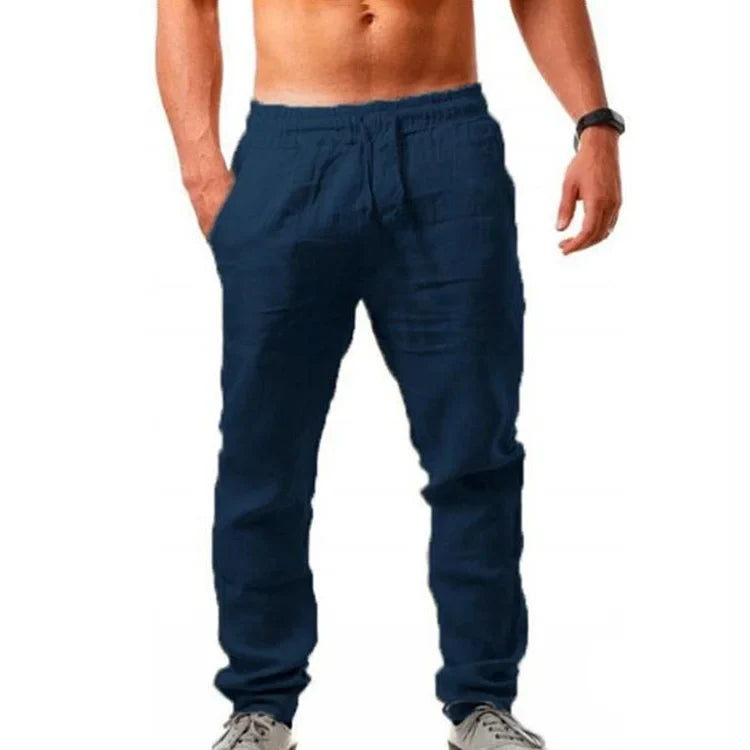 Vintage Koord Casual Katoen Linnen Broek