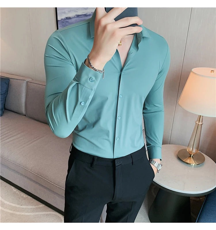 Havspärla® Collection - Elastic & Seamless Shirts for Men