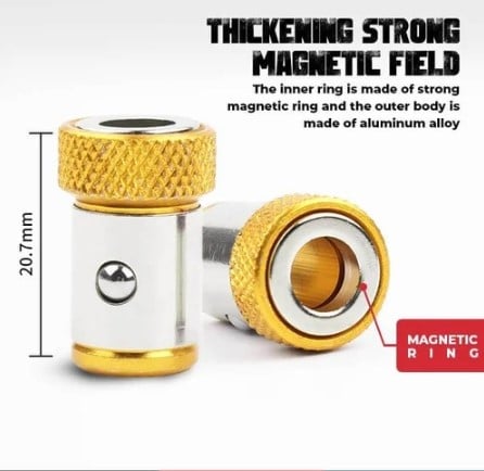GripGlide™ / Magnetic Screwdriver Head Ring