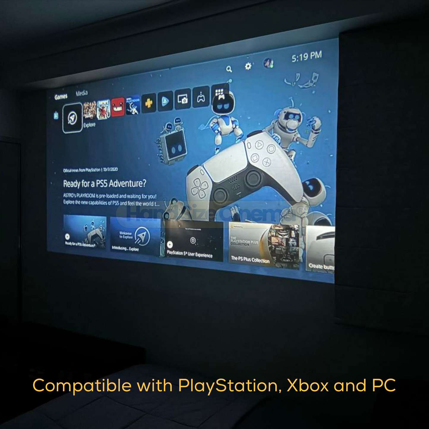 4K Smart Projector Free 60 Projector Screen