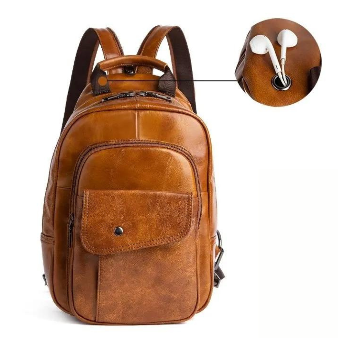 THE BULL Genuine Leather Multifunctional Backpack