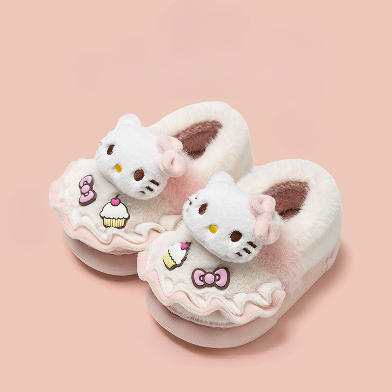 CuteCloud – Cartoon Pluche Kinder Pantoffels