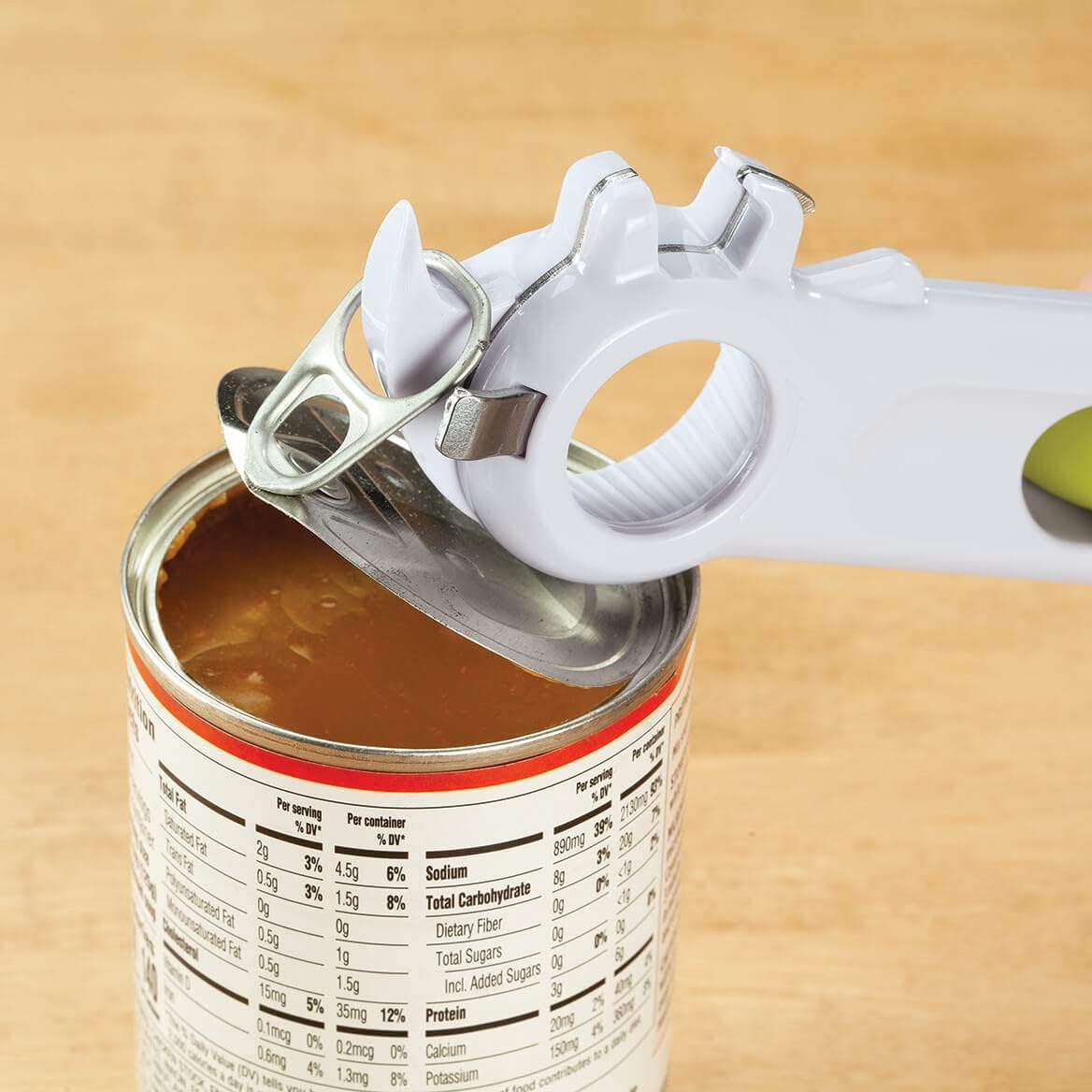 CanDo® Opener – Made in the USA: The Ultimate 6-in-1 Multifunctional Bottle, Jar, Can, Wine, Beer, Lid, Twist-Off, Pull-Tab Opener
