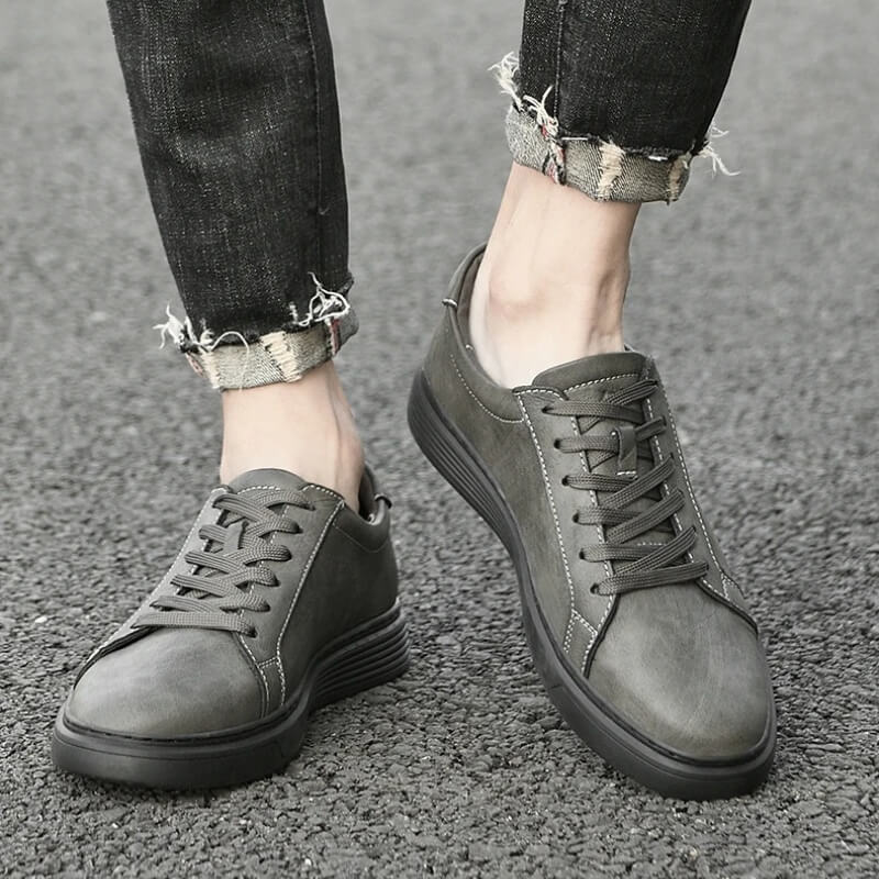 Milanoverdi Hand-Stitched Genuine Italian Leather Sneakers