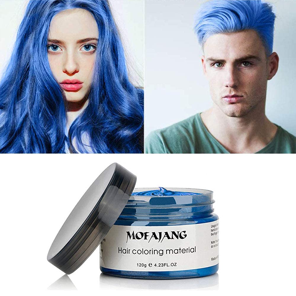 Mofajang® by JesseVance Manhattan: The Only Colored Hair Wax Styling Pomade with Bold Colors, Strong Hold, Simple Style, No Risk, & No Commitment