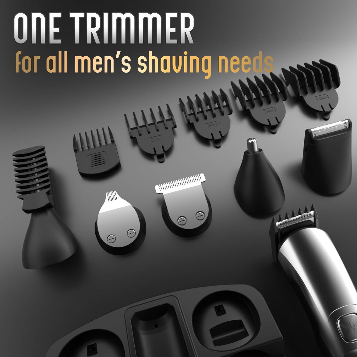 11-in-1 Completely Waterproof Kemeihär® Hair, Body, & Beard - Hair Trimmer, Clipper, & Shaver by JesseVance Solingen & Nuremberg: Crafted to Outperform 99.99% of Trimmers on Planet Earth