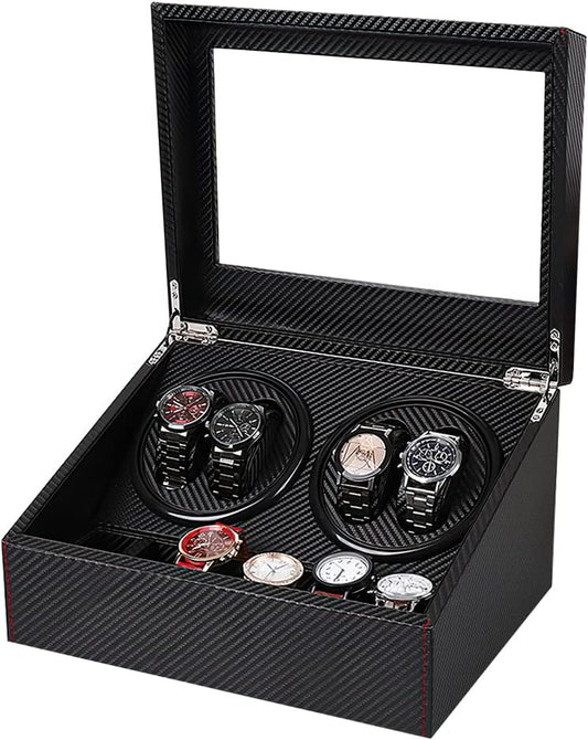 FörvarBillon® Quad - The Only Watch Winder with Ultra Silent (<5dB) Bi-Directional Japanese Motors | Designed by JesseVance Milan
