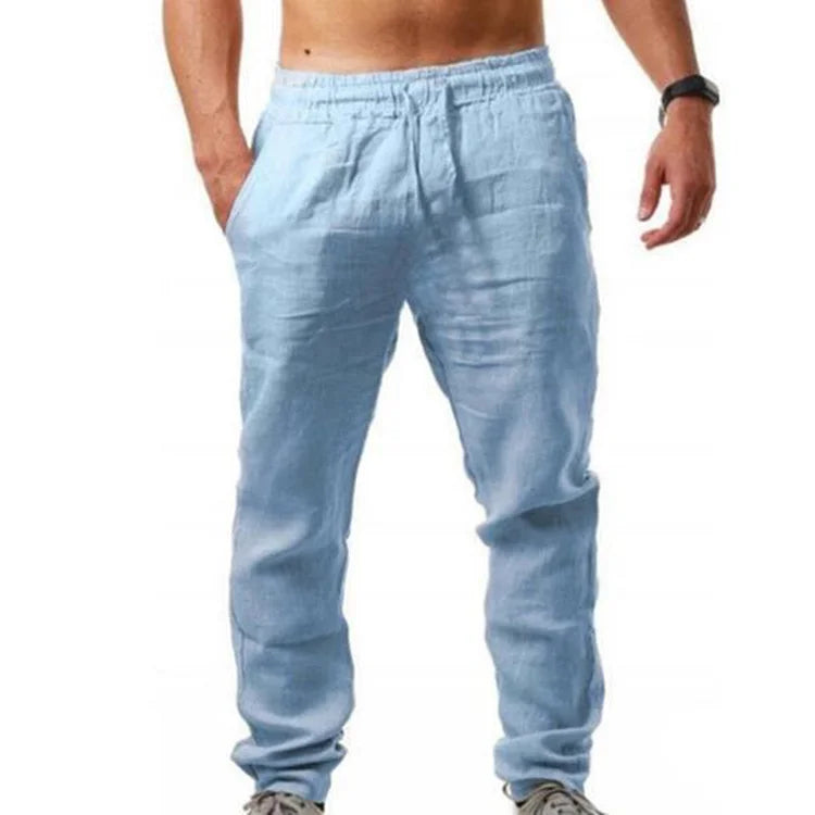 Vintage Koord Casual Katoen Linnen Broek