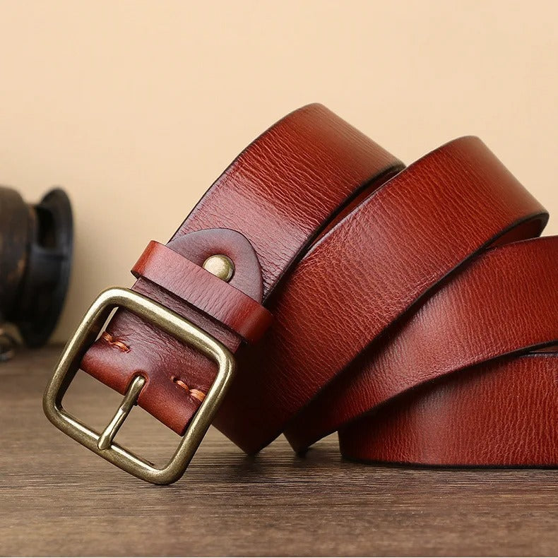 Cinturón Vintage Leather Belt