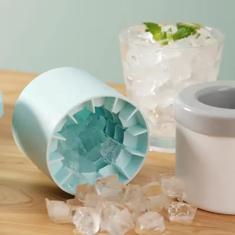 Silikon-Eiswürfelform für runde Eiswürfel