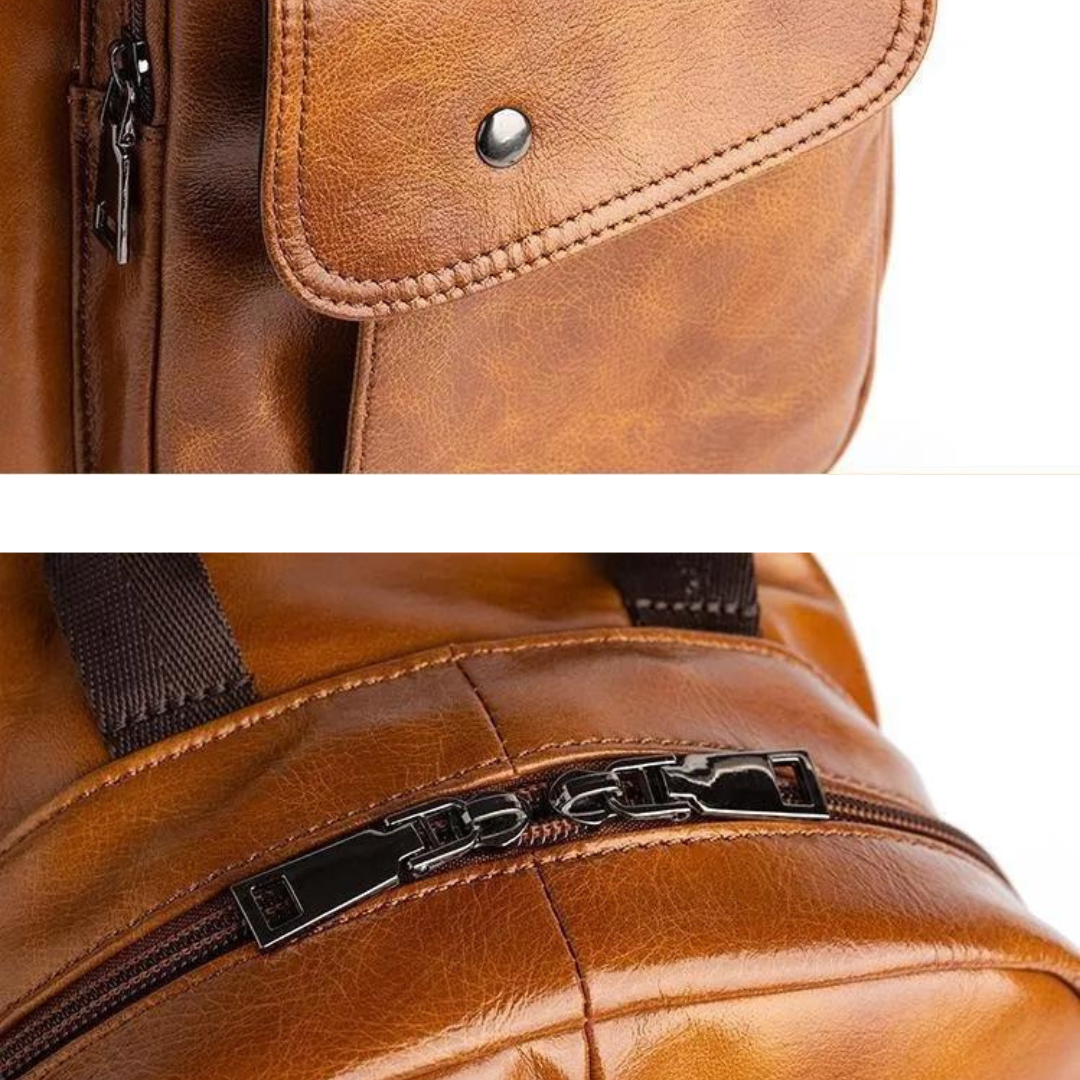 THE BULL Genuine Leather Multifunctional Backpack