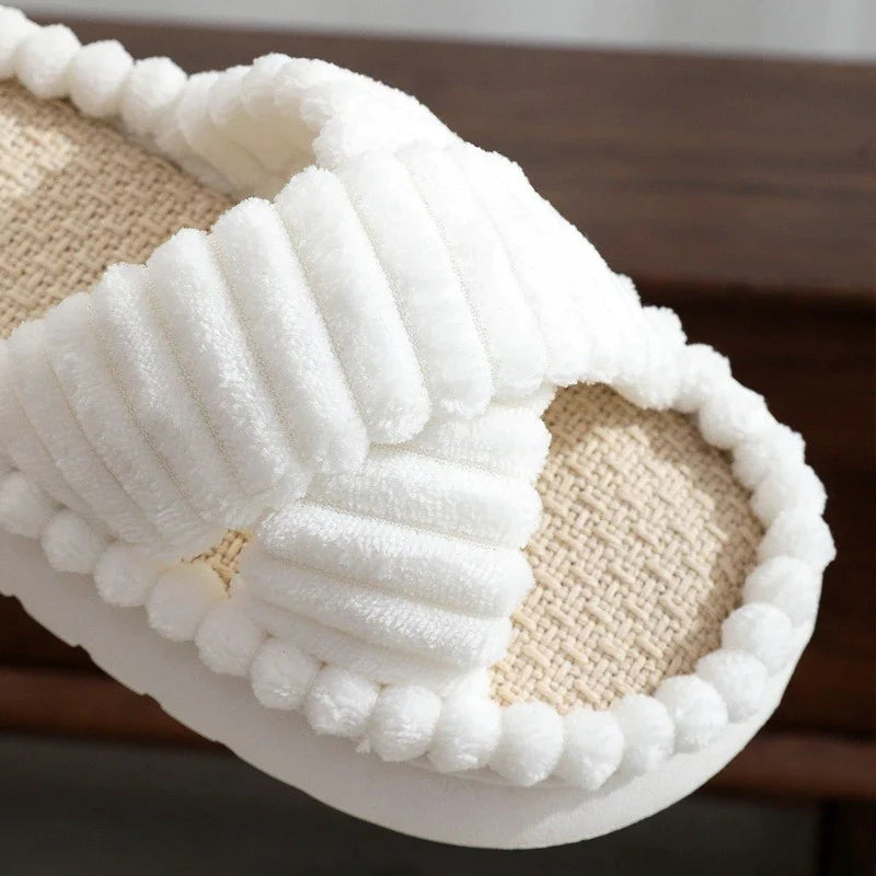 Cross Cotton Women's Slippers