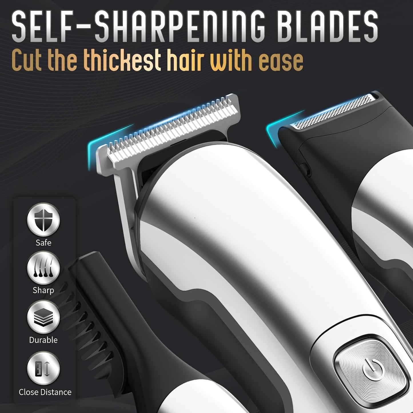 11-in-1 Completely Waterproof Kemeihär® Hair, Body, & Beard - Hair Trimmer, Clipper, & Shaver by JesseVance Solingen & Nuremberg: Crafted to Outperform 99.99% of Trimmers on Planet Earth