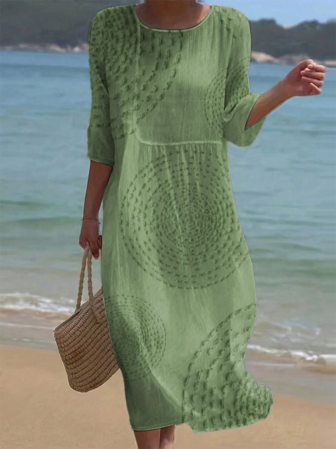 Beatrix | Embroidered Casual Dress For Women