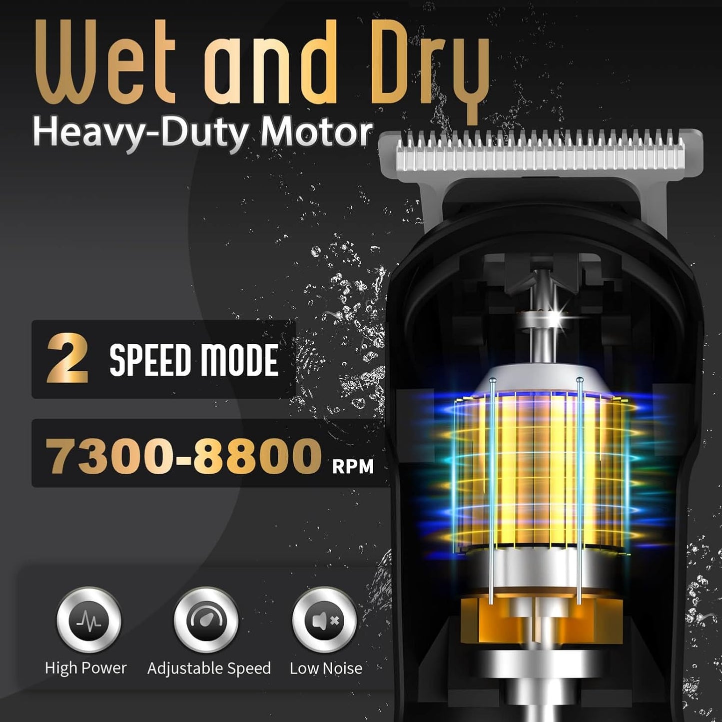 11-in-1 Completely Waterproof Kemeihär® Hair, Body, & Beard - Hair Trimmer, Clipper, & Shaver by JesseVance Solingen & Nuremberg: Crafted to Outperform 99.99% of Trimmers on Planet Earth