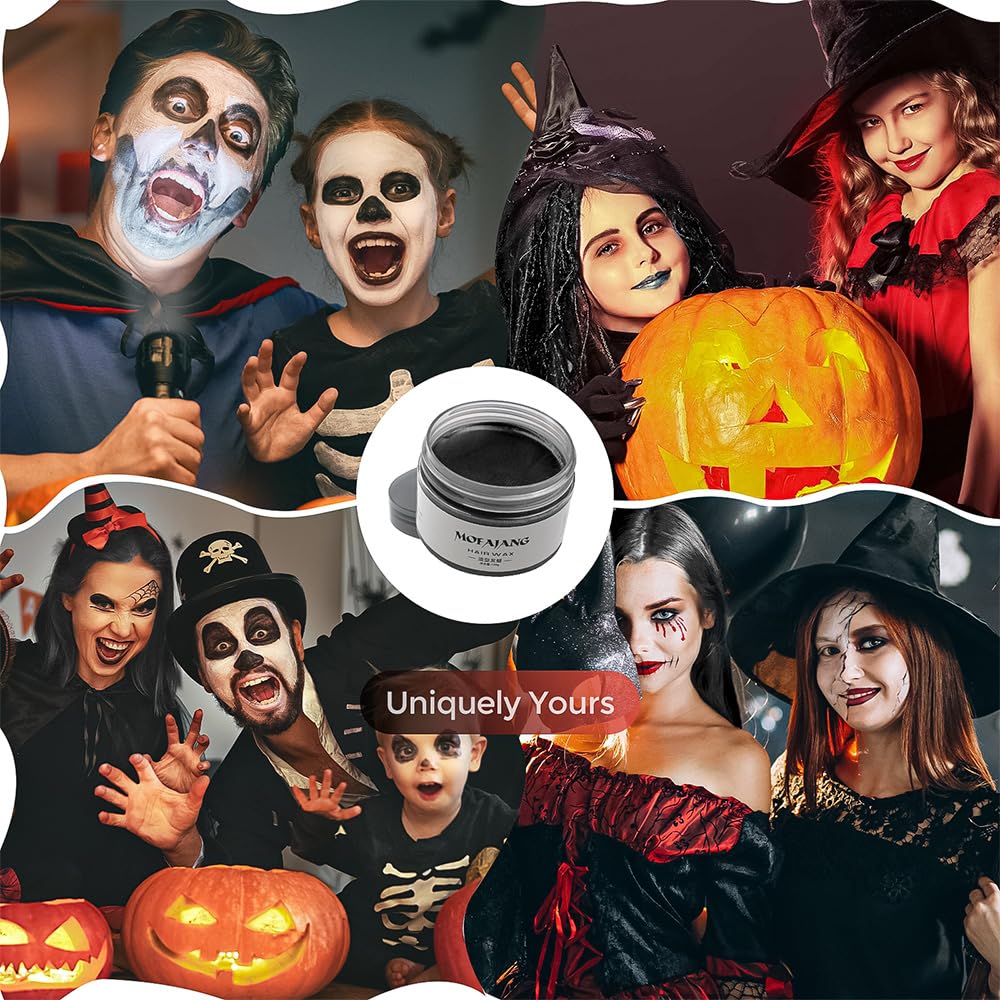 Mofajang® by JesseVance Manhattan: The Only Colored Hair Wax Styling Pomade with Bold Colors, Strong Hold, Simple Style, No Risk, & No Commitment