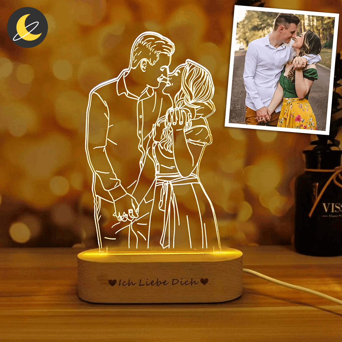 Nightly Wish Custom 3D Lamp™