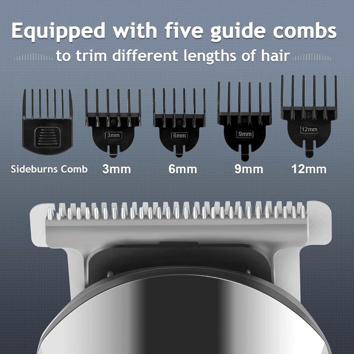 11-in-1 Completely Waterproof Kemeihär® Hair, Body, & Beard - Hair Trimmer, Clipper, & Shaver by JesseVance Solingen & Nuremberg: Crafted to Outperform 99.99% of Trimmers on Planet Earth