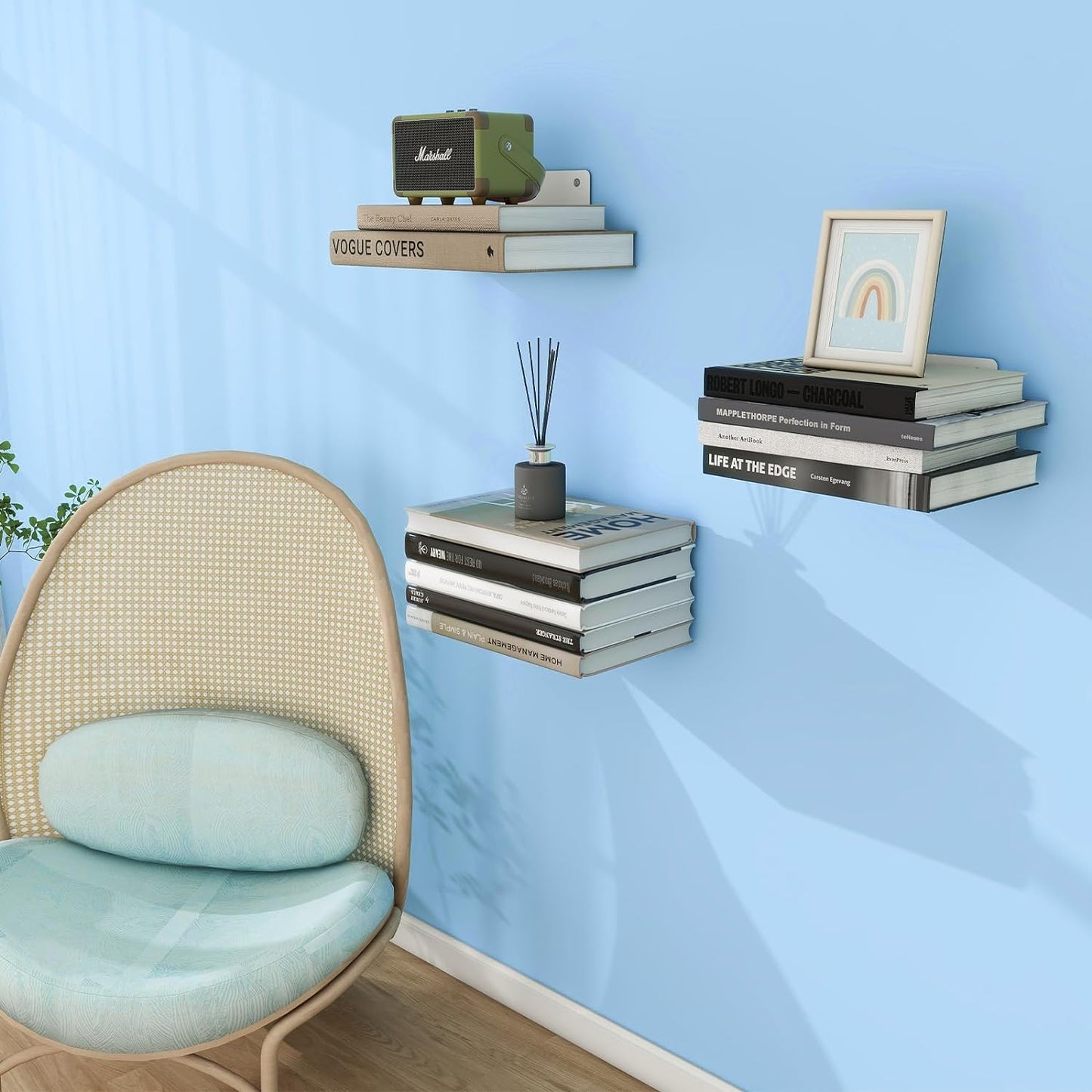 Libreleviosa®: Invisible Wall-Mounted Book Shelves for a Harry Potter-Inspired Library