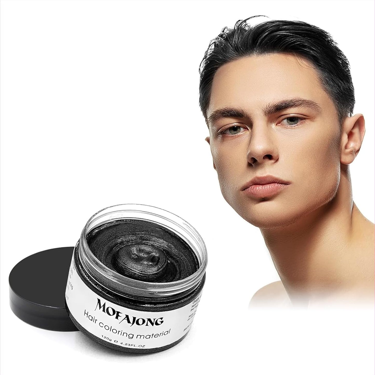Mofajang® by JesseVance Manhattan: The Only Colored Hair Wax Styling Pomade with Bold Colors, Strong Hold, Simple Style, No Risk, & No Commitment