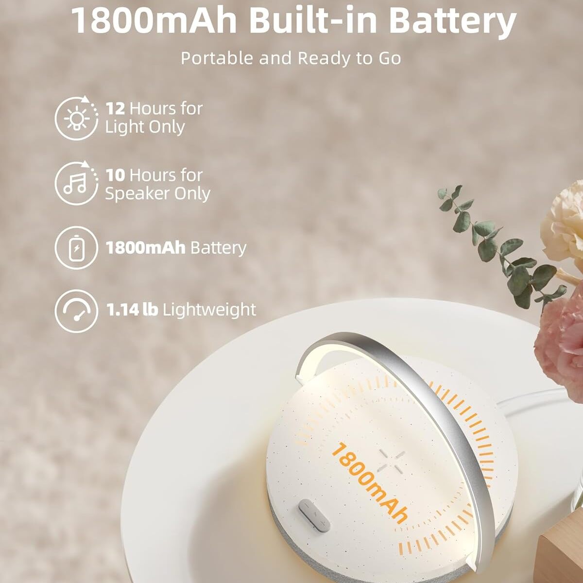 Skënladda - Luxe Wood Design Wireless Charger with LED Lamp & Bluetooth Speaker | Fast 15W Charging | Touch-Controlled Ambiance & HQ Sound - Made in Sweden with ❤️