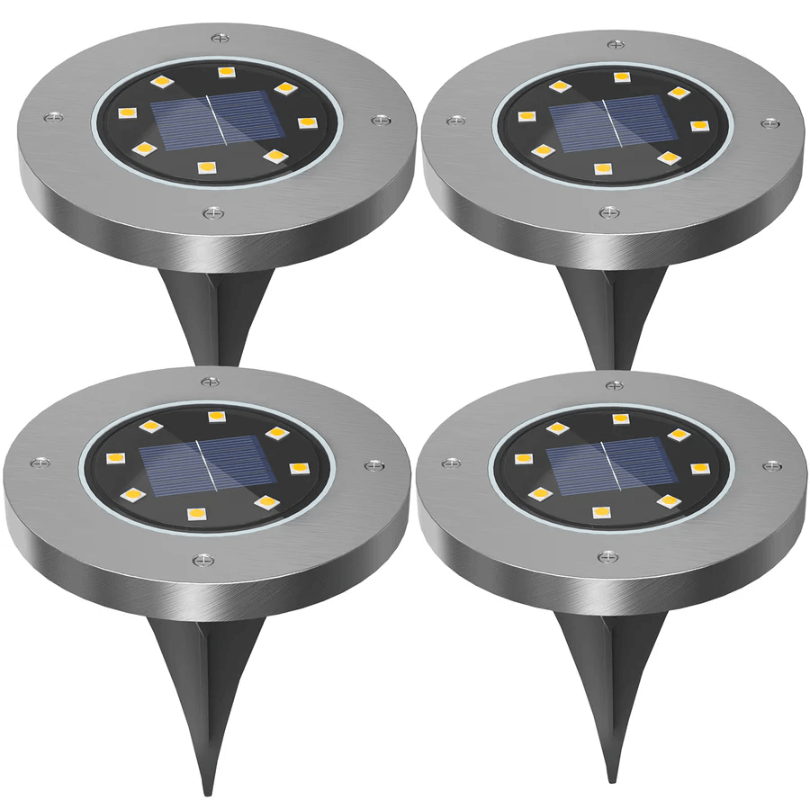 Venkovní Moderní Zahradní Svítidlo | Bílá Dobíjecí a Odolné vůči Počasí Solární Design