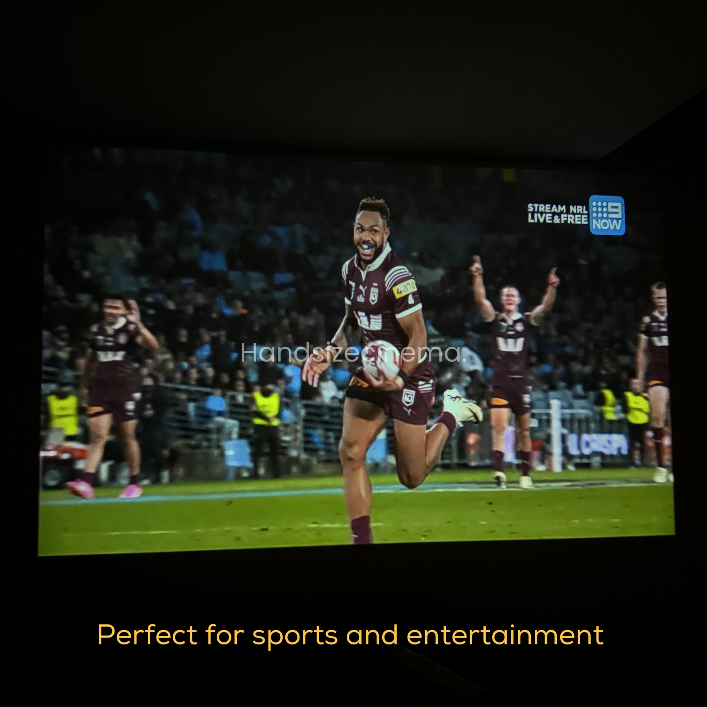 4K Smart Projector + FREE Game Stick Projector Screen