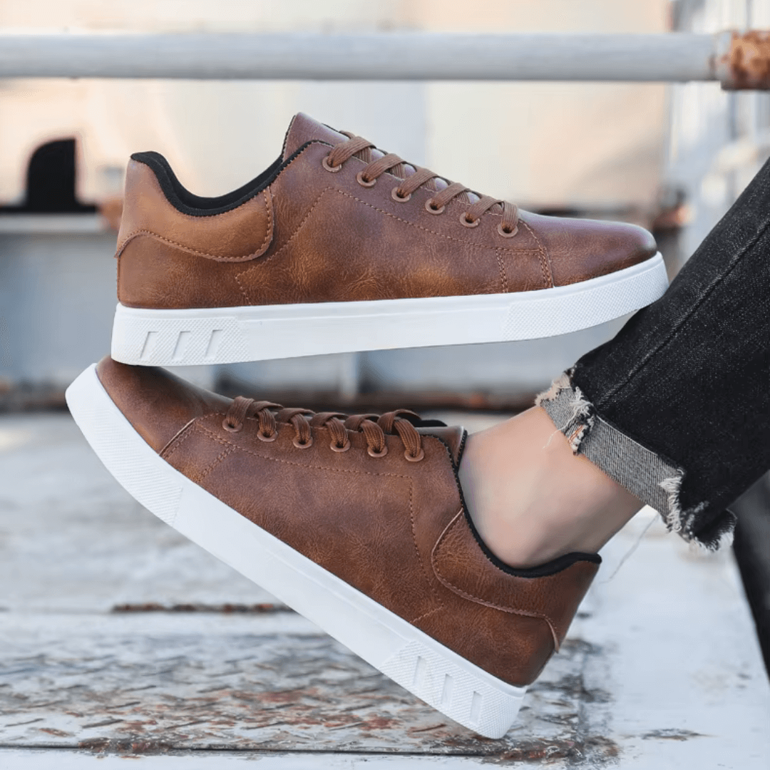 Ludion | Leder-Sneaker mit klassischem Schnürdesign