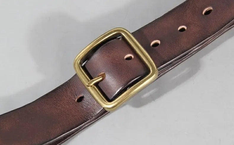 Cinturón Vintage Leather Belt