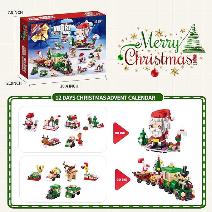 BrickMas Santa Advent Calendar