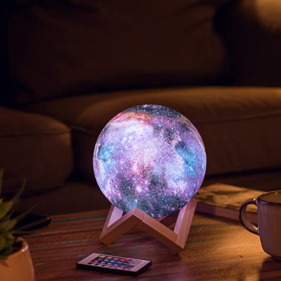 Galaxy Moon Lamp