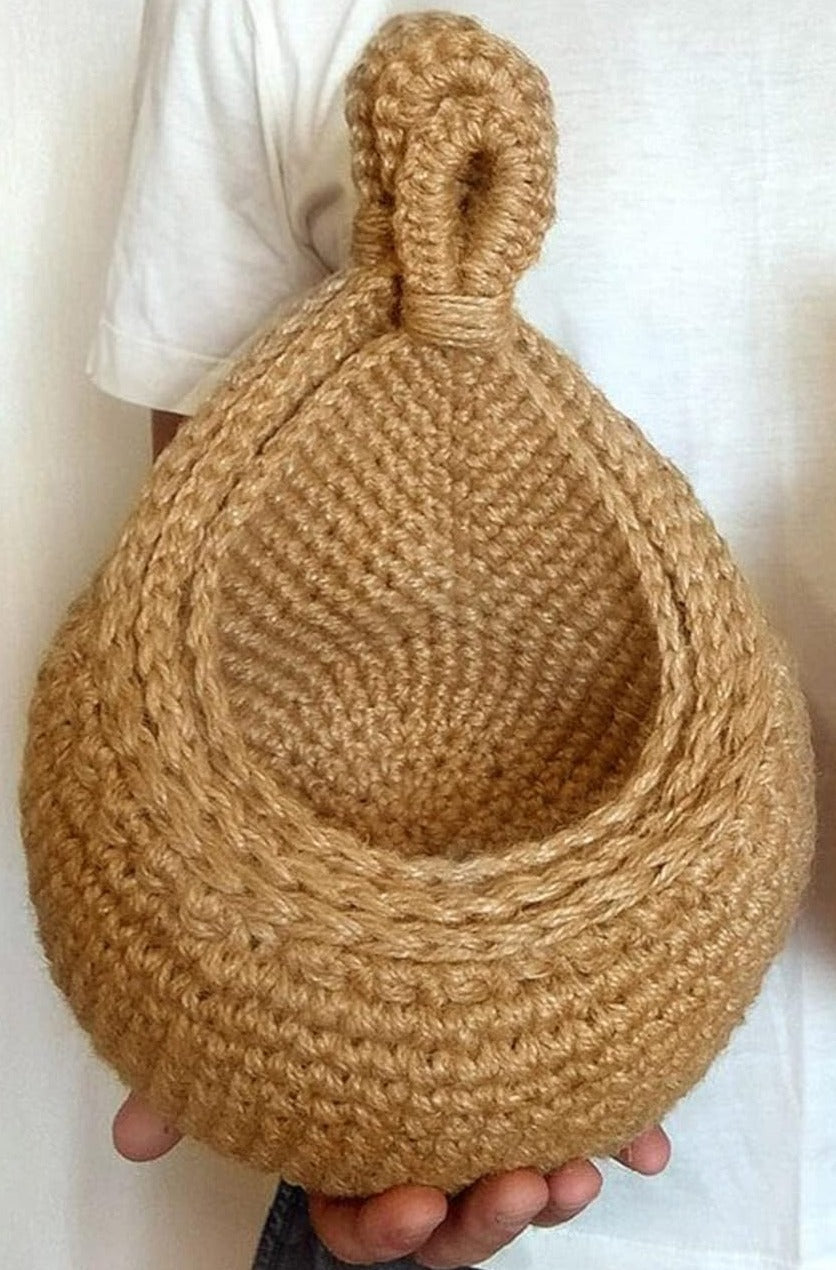 Bohowoven Produce Baskets: Kitchen Storage for Fruits Vegetables (Buy 1 Get 2 Free)