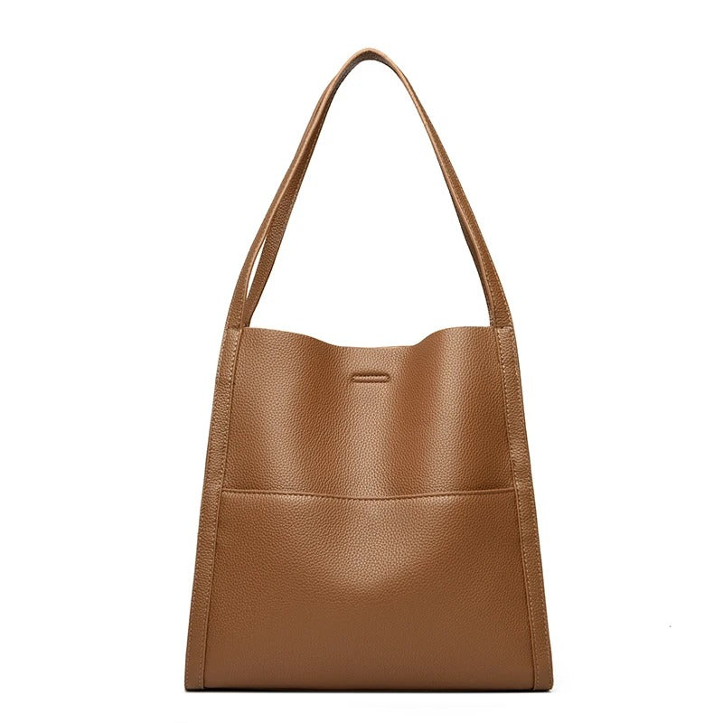 Classic Vegan Leather Crossbody Tote