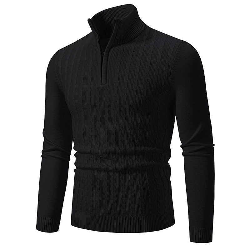 Fabrizio – Stilvoller Zopfmuster Strickpullover Für Herren