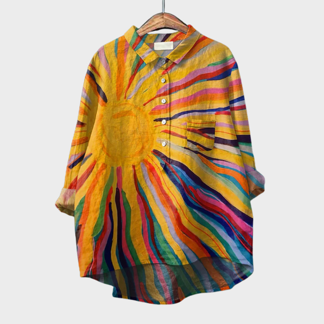 Solara | Elegantní lněná letní blůza