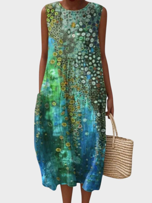 Zara - Elegantna Midi Haljina za Svakodnevnu Upotrebu