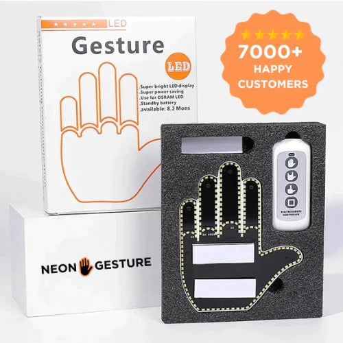 NeonGesture™ - LED Hand Sign