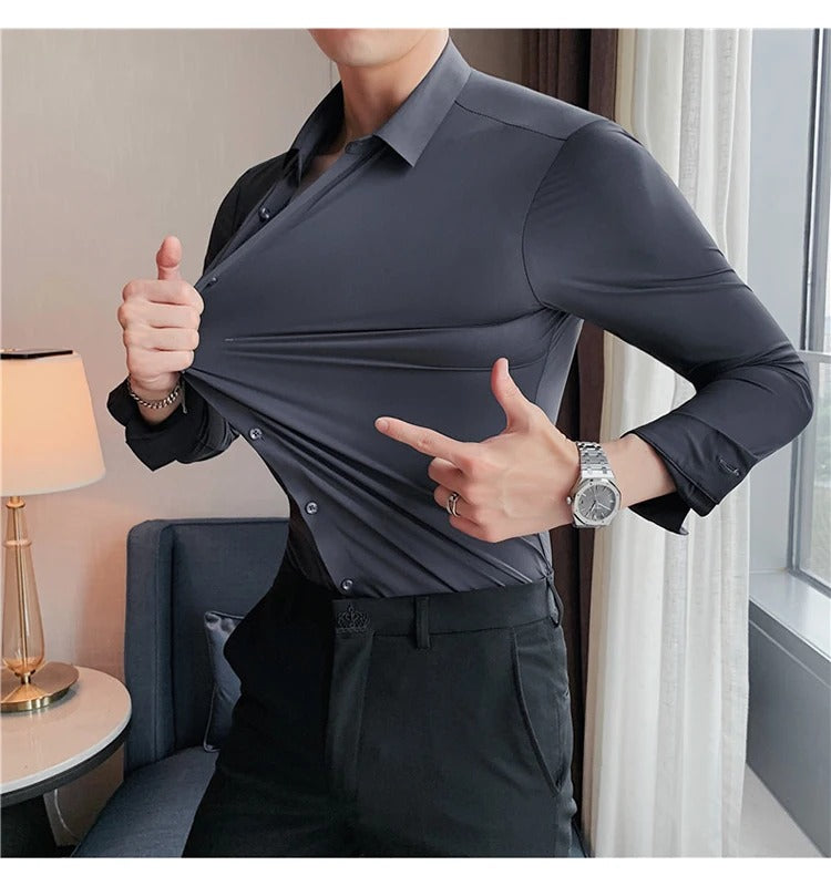 Havspärla® Collection - Elastic & Seamless Shirts for Men