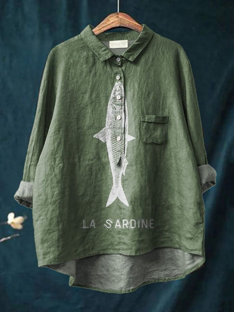 Lily | Sardine Grafik Shirt