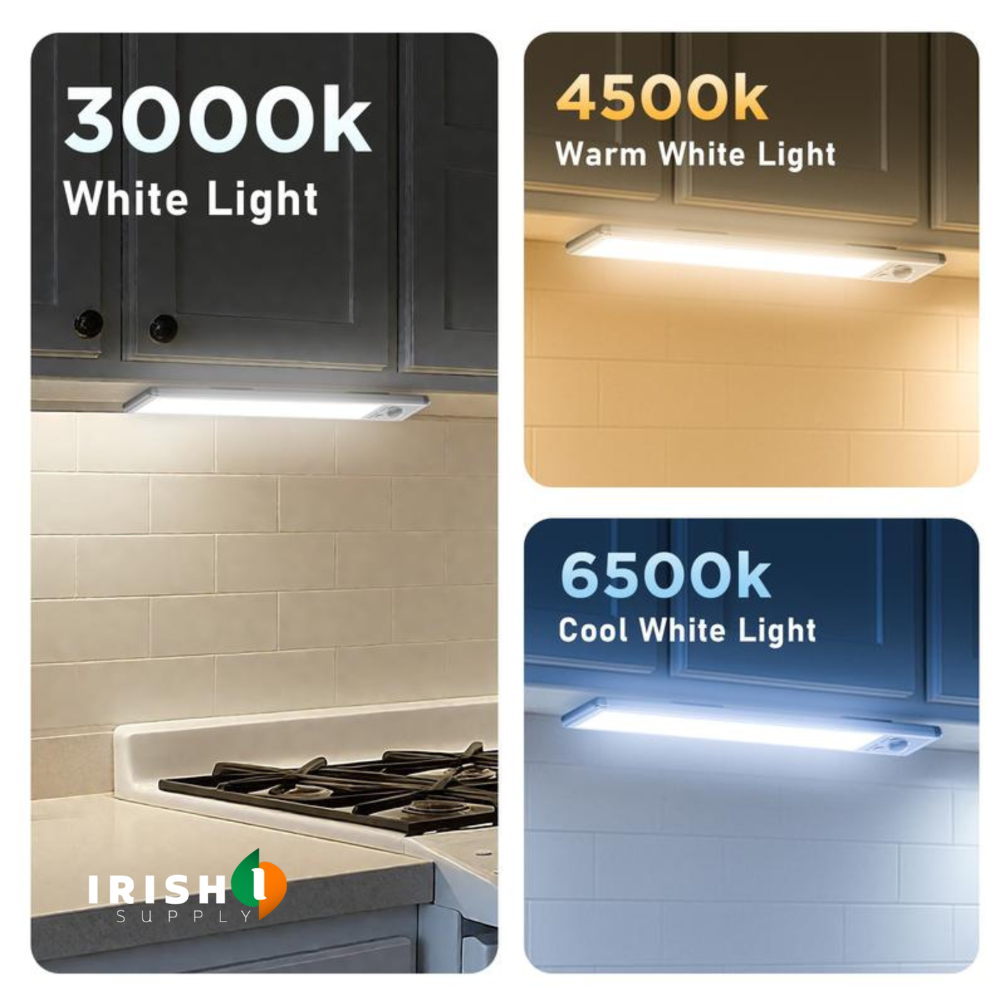 AMBERA Warm Ambient Motion Sensor Cabinet Lights (2 pcs)