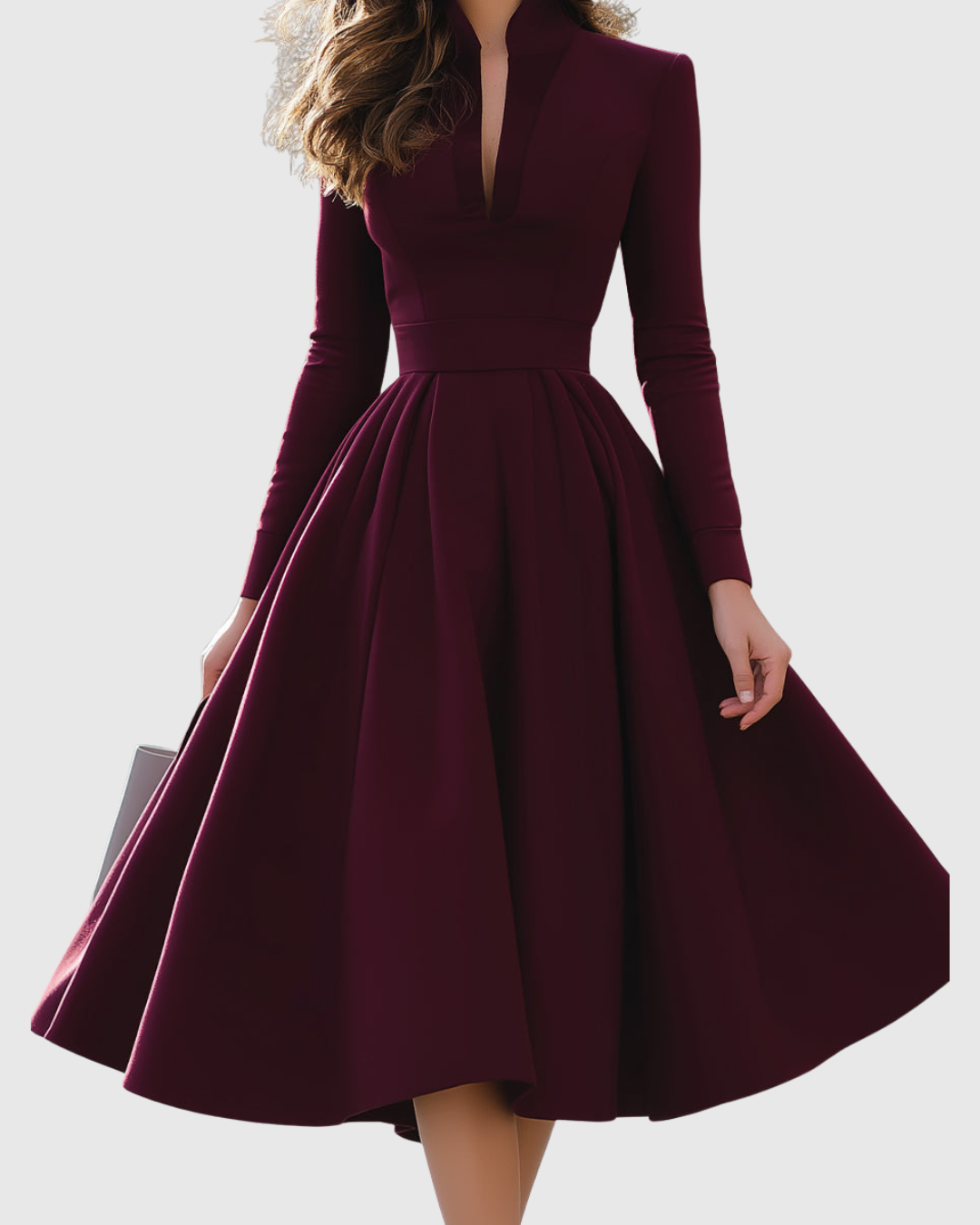 Abito midi Donna | Vita sottile & gonna svasata