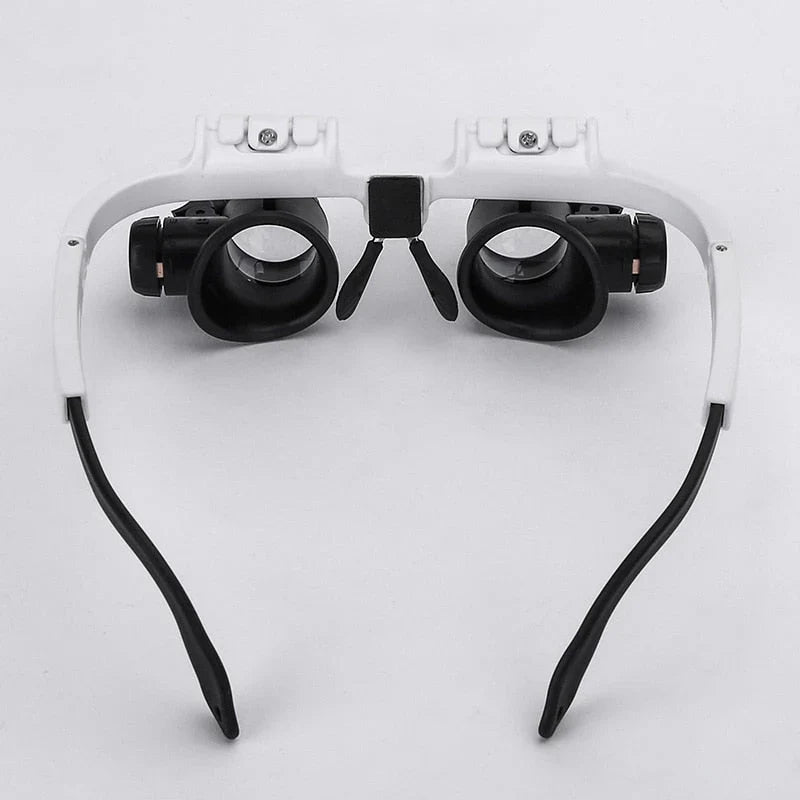 Adjustable LED Magnifying Glasses - 8x, 15x, 23x Magnification
