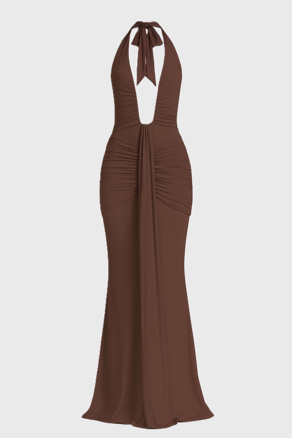Allegra Lange Jurk Dames | Maxi Jurk | Diepe V-hals | Gevormd Silhouet 5