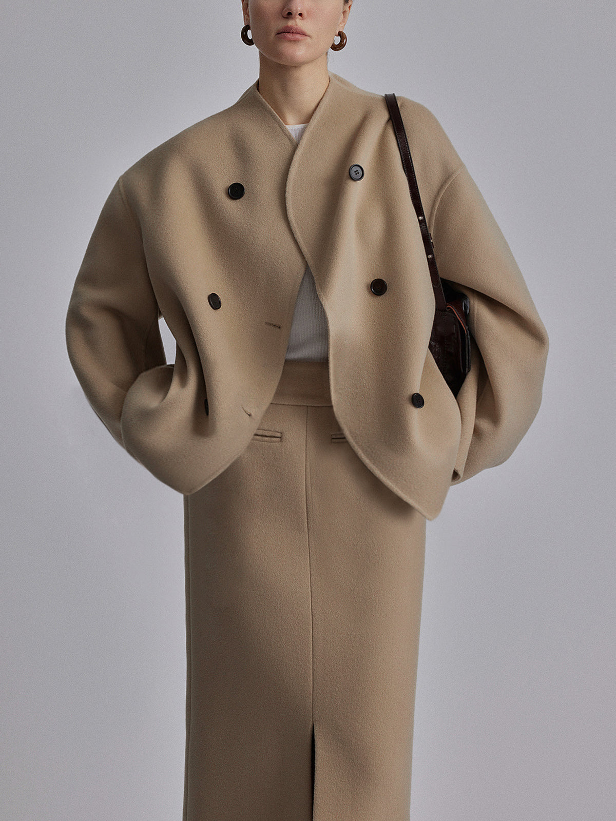 Double-Breasted Short Jacket for Women - Image 10