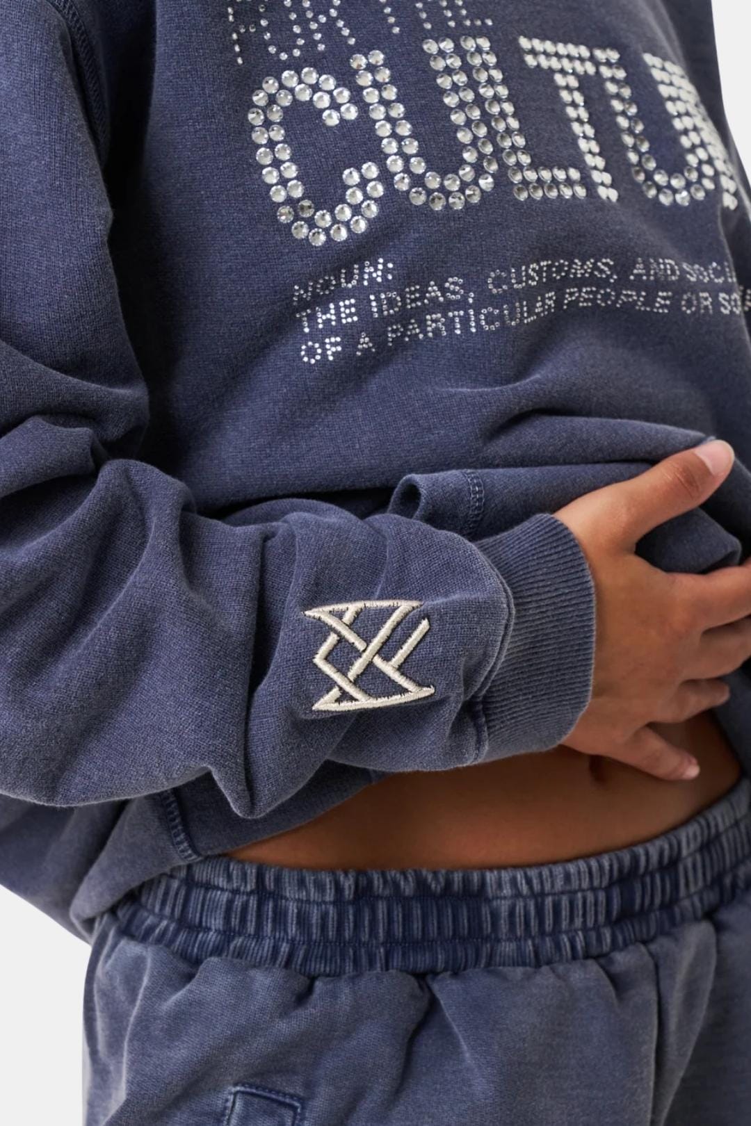 Becky - Graphic Print Relaxed Fit Hoodie