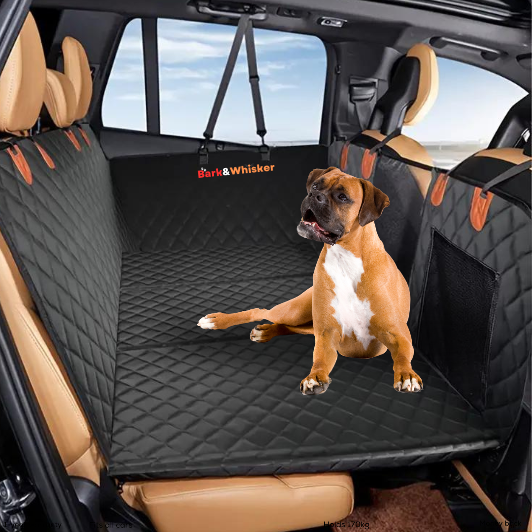 Bark Whisker - Premium Hard Bottom Dog Car Seat Protector
