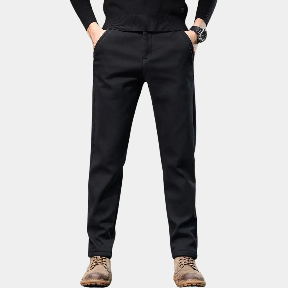 Men’s Slim Fit Trousers Tapered Stretch Smart Everyday Pants