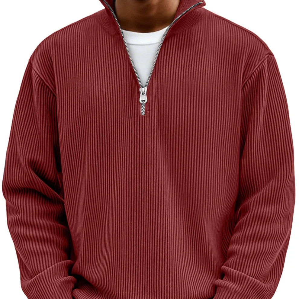 Clément™ | Pull Élégant à Col Zippé