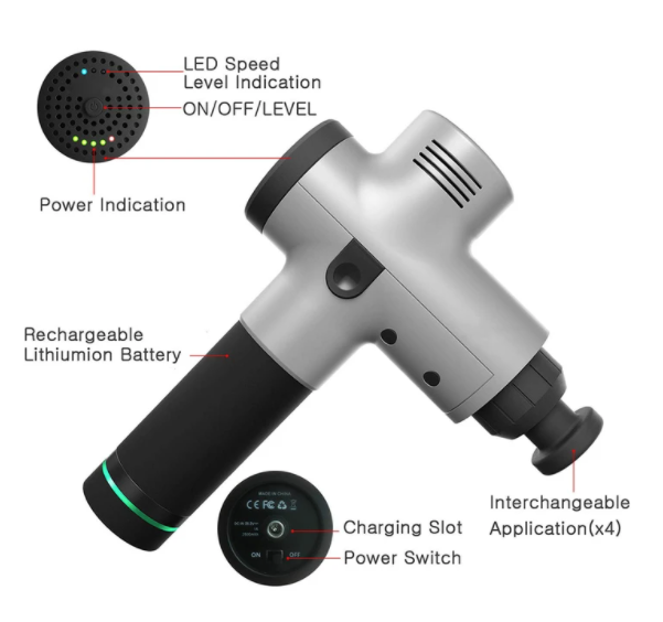4 in One Muscle Massage Gun