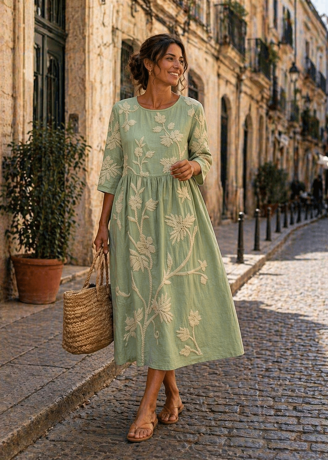 Celeste | Vestido Floral Elegante